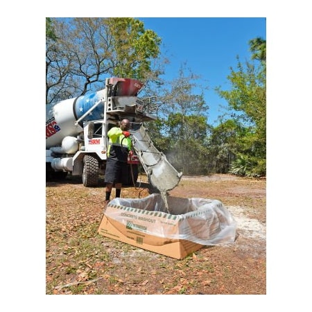 Ultratech UltraTech Ultra-Concrete Washout Berm, Economy Model, 48in x 48in, Brown 3516